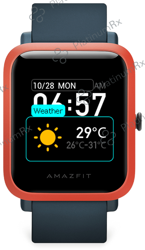 Amazfit Bip S Smart Watch Red Orange