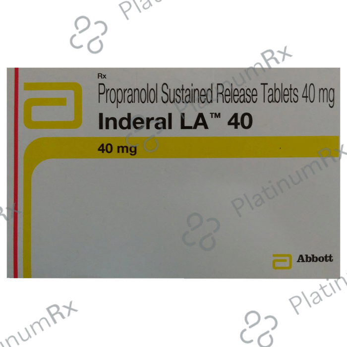 Inderal LA SR 40mg Tablet 15s