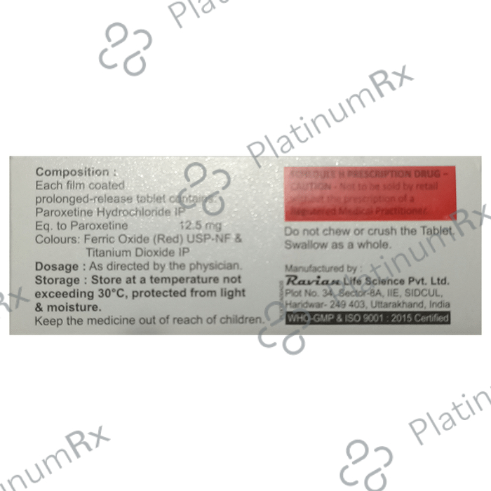 Poluxetine 12.5mg Tablet PR