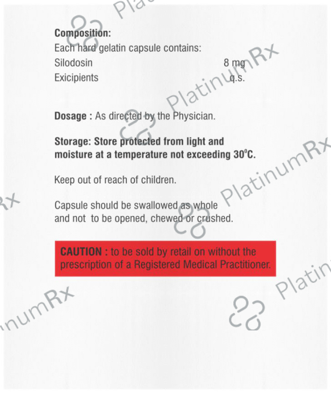 Sildovil 8mg Capsule