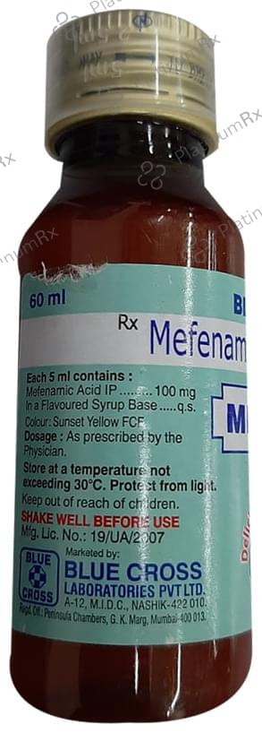 Meftal P 100mg Suspension 60ml