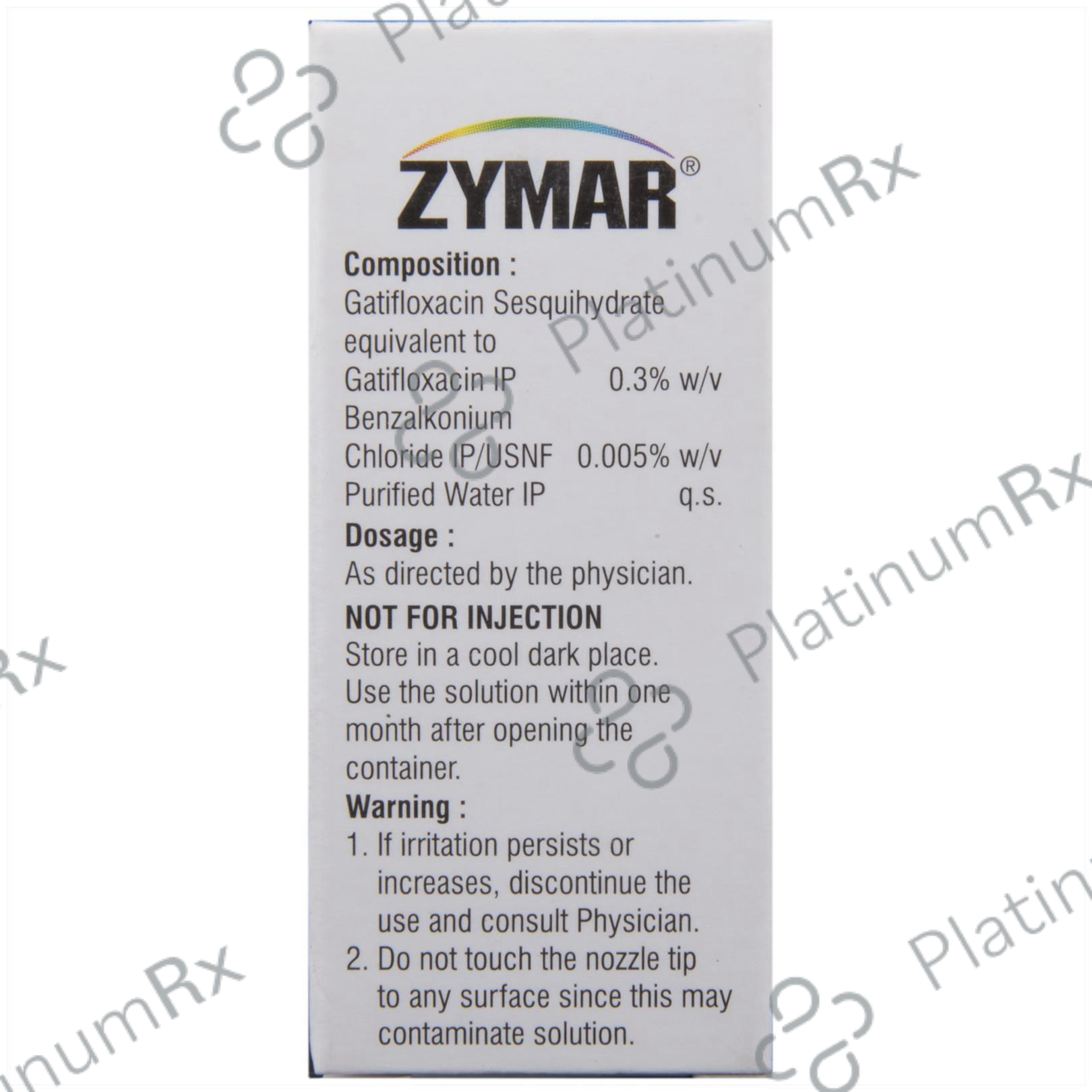 Zymar 0.3% Eye Drop 5ml