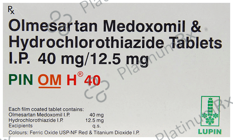 Pinom H 40/12.5mg Tablet 15s