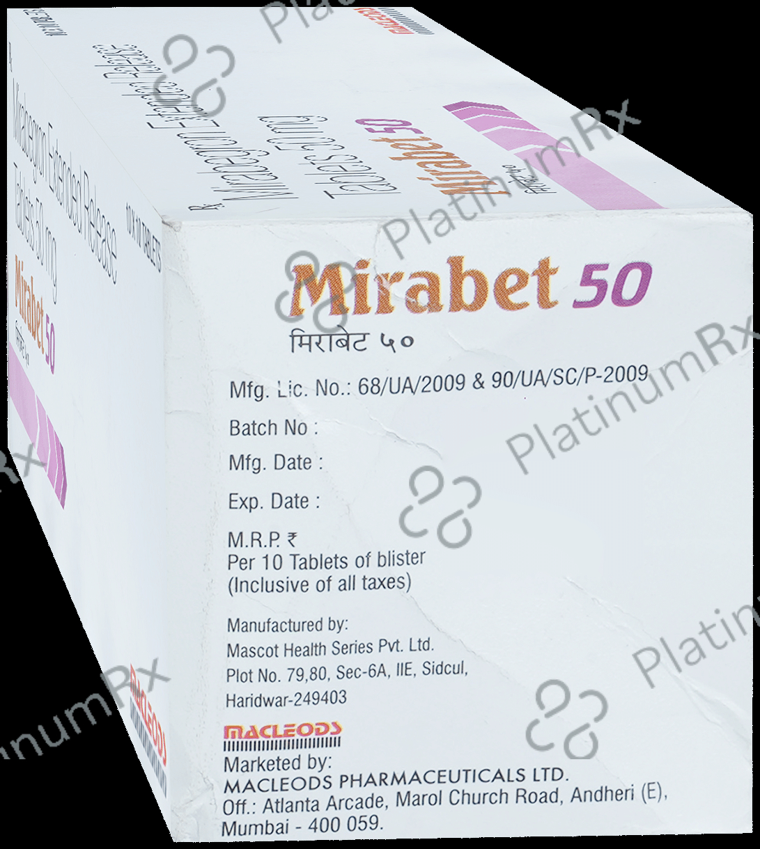 Mirabet 50 Tablet ER