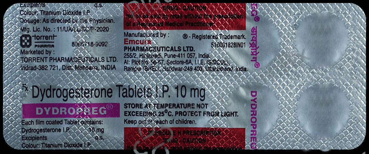Dydropreg 10mg Tablet 10s