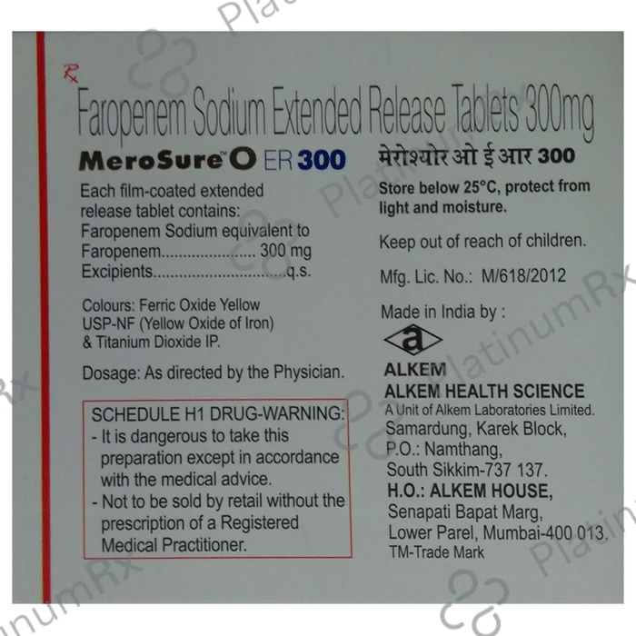 Merosure O ER 300 Tablet 6 tablets
