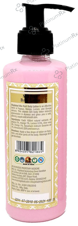 Khadi Meghdoot Mix Fruit Body Lotion