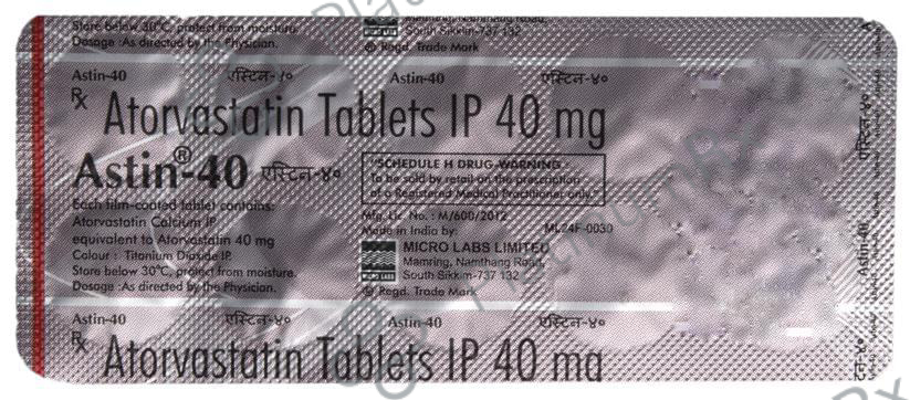 Astin 40mg Tablet 10s