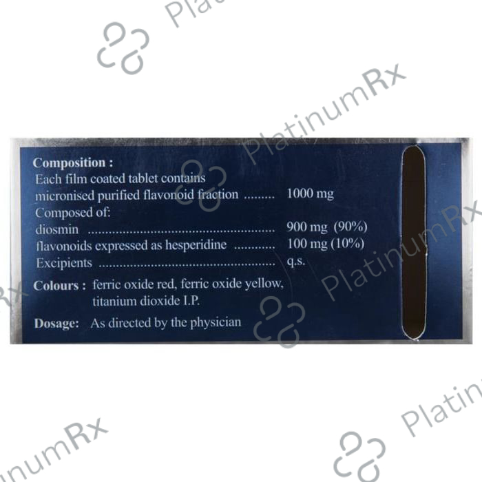 Daflon 1000mg Tablet 10 Tablet