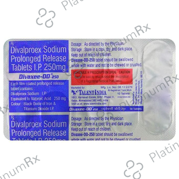 Divaxee OD 250 Tablet PR