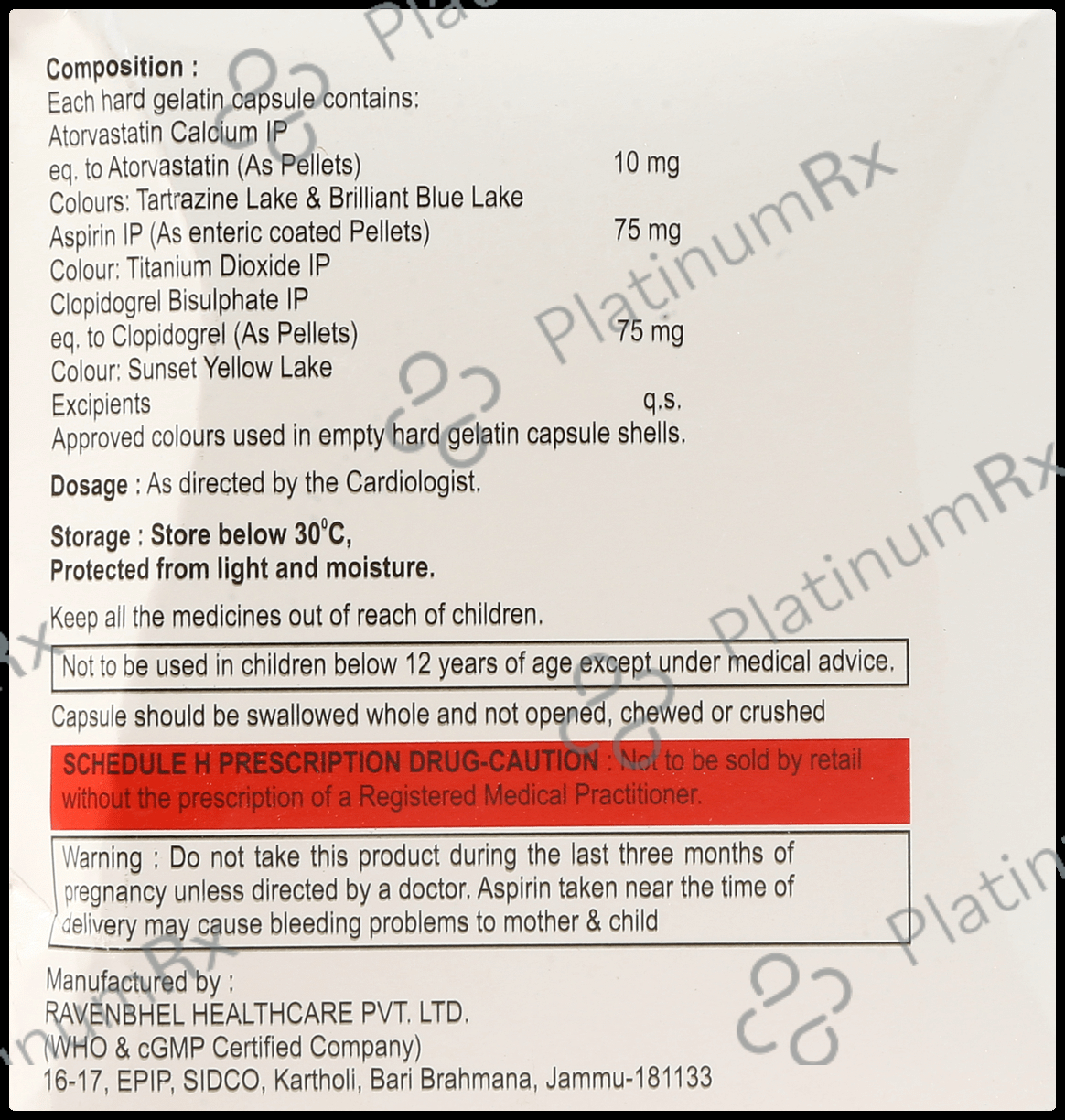 Lipitab Gold 75/10/75mg Capsule 10s