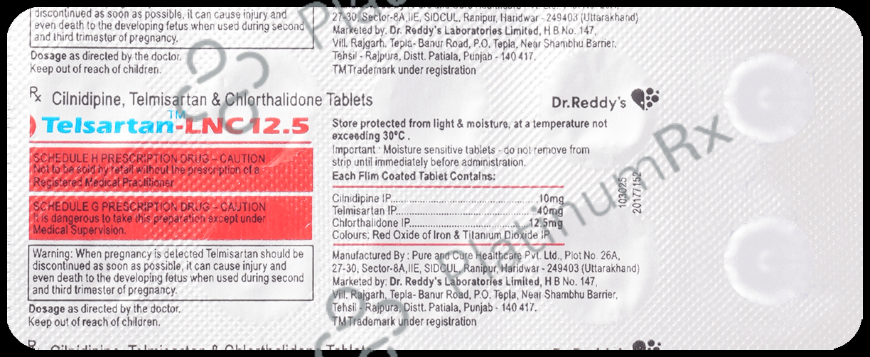 Telsartan-LNC 12.5 Tablet