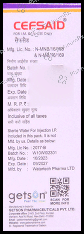 Cefsaid Injection