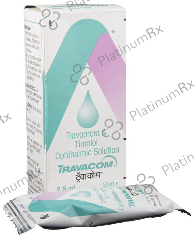 Travacom 5mg/40mcg Eye Drop 1s