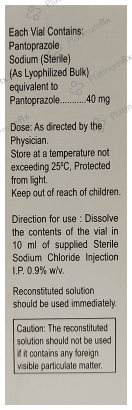 Pantium 40mg Injection