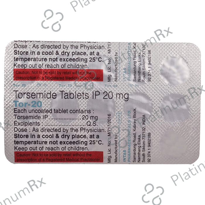TOR 20mg Tablet 15s