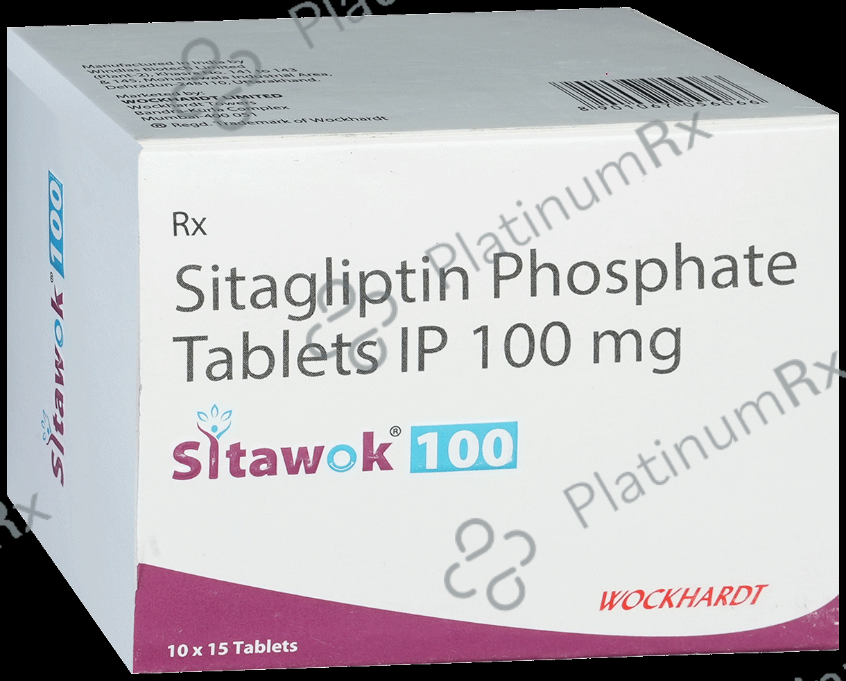 Sitawok 100mg Tablet 15s