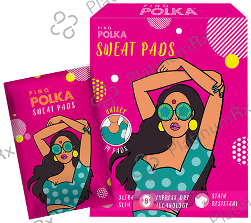 PINQ Polka Sweat Pads (14 Each) 1 Pack