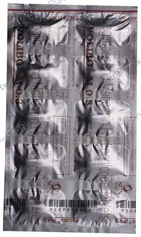 Volibo M 0.3/500mg Tablet 10s