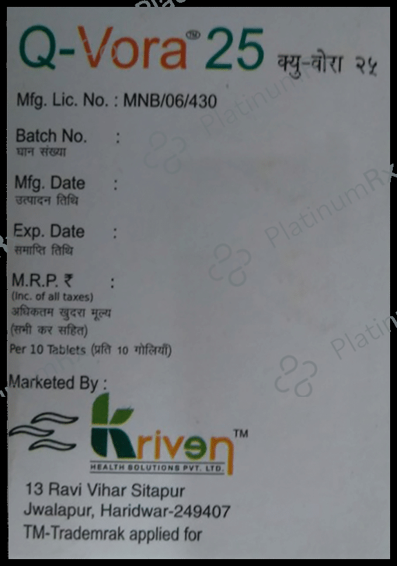 Q-Vora 25 Tablet