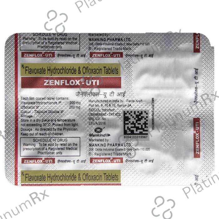 Zenflox-UTI Tablet