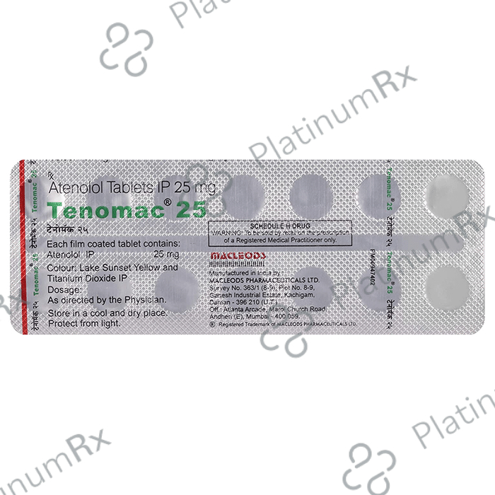 Tenomac 25mg Tablet 14s