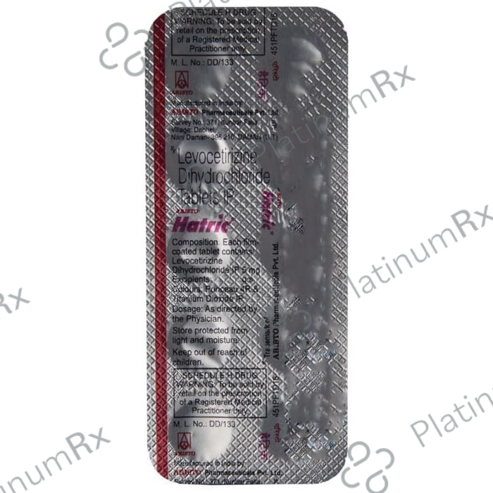 Hatric 5mg Tablet 10s