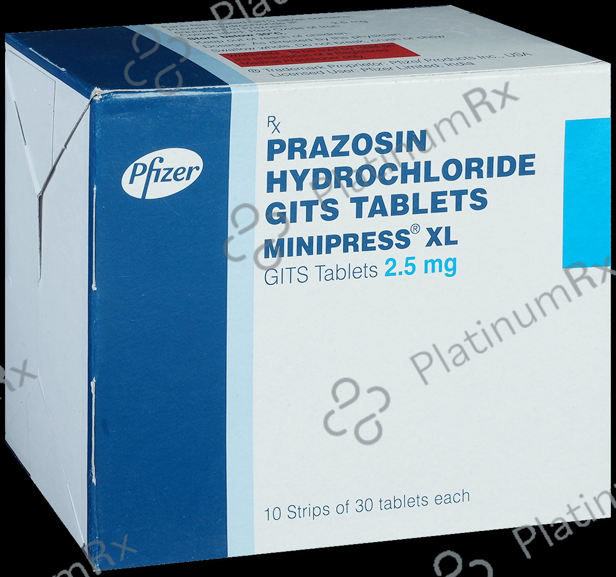 Minipress XL 2.5mg Tablet 30s