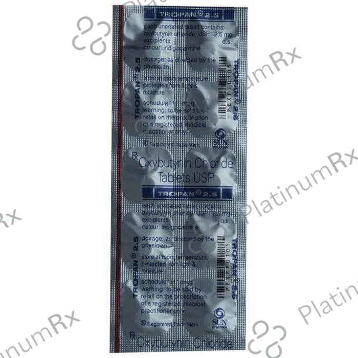 Tropan 2.5mg Tablet 10s