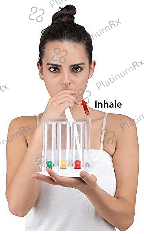 MCP Respirometer Spirometer Deep Breathing 3 Balls Lung Exerciser