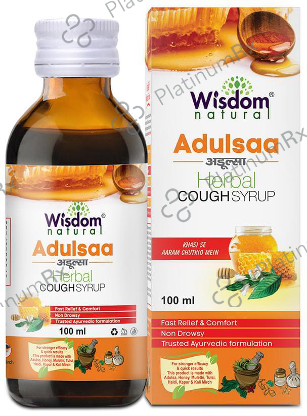 Wisdom Natural Adulsaa Herbal Cough Syrup