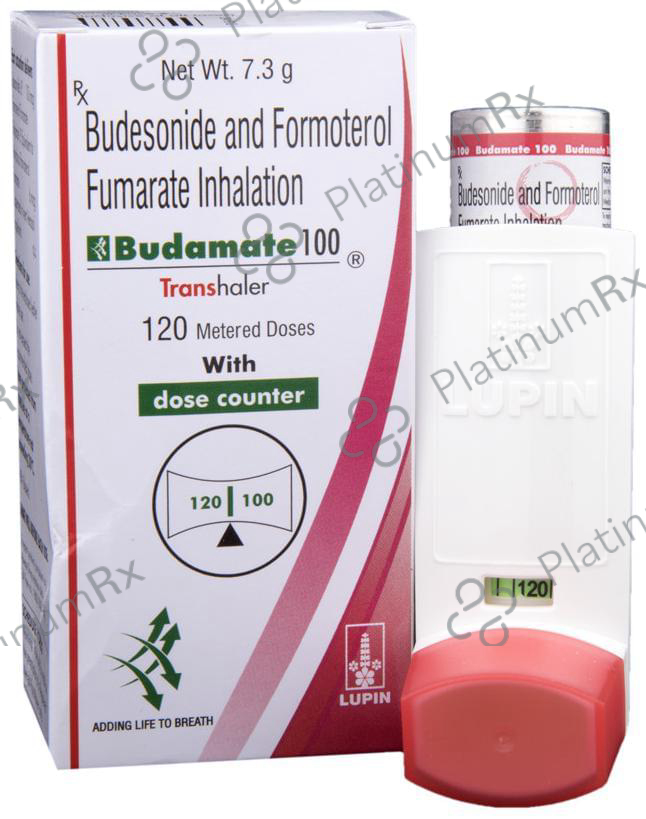 Budamate 100/6mcg Transhaler 120MDI