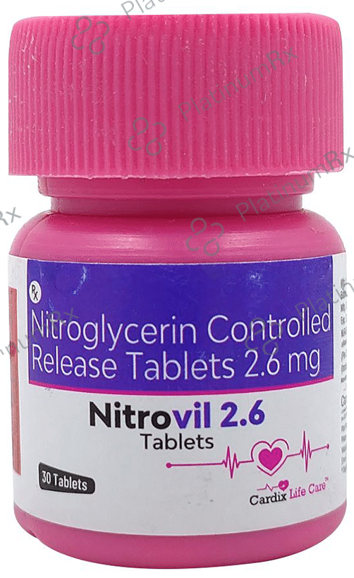 Nitrovil 2.6mg Tablet