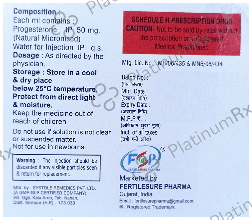 Fsprogest AQ 50 Injection