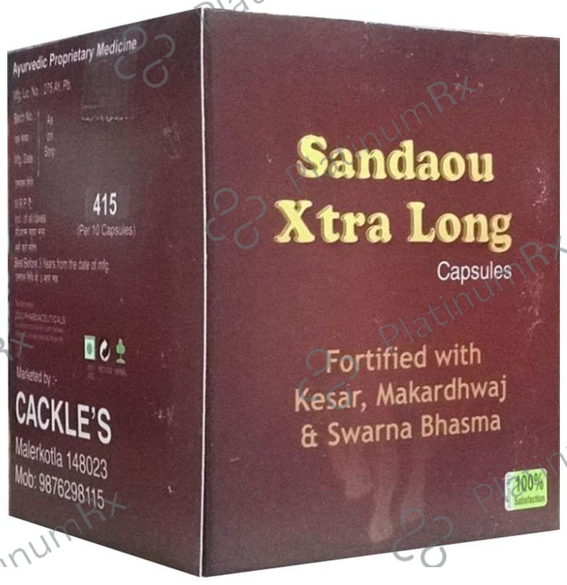 Cackle's Sandaou Xtra Long Capsule 50 capsules
