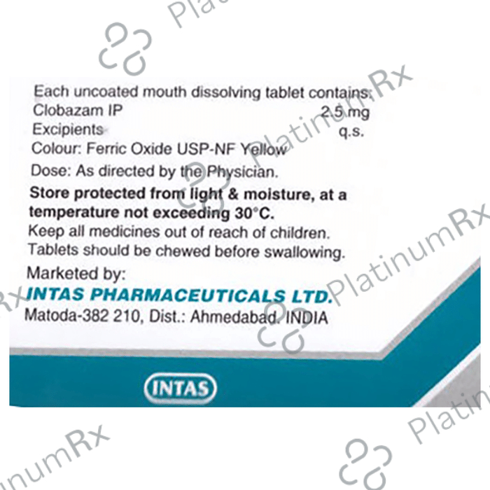 Cloba MT 2.5 Tablet MD