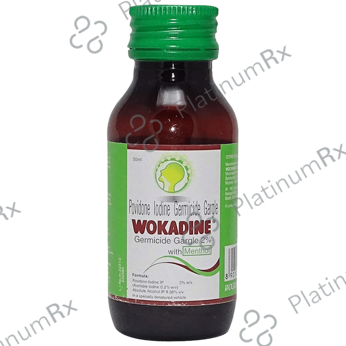Wokadine Gargle 2% Solution