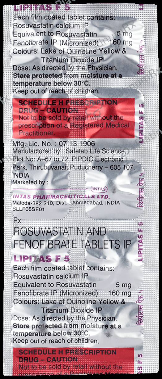 Lipitas F 160mg/5mg Tablet