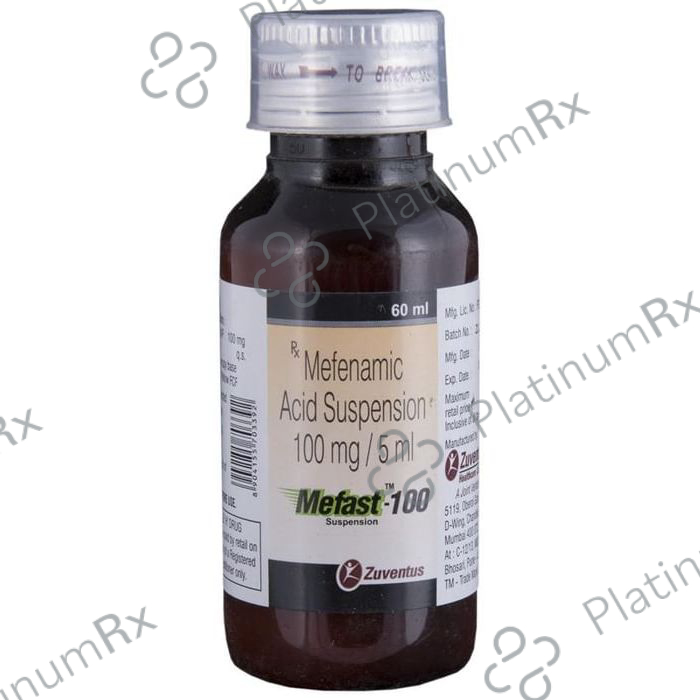 Mefast 100mg Suspension 60ml