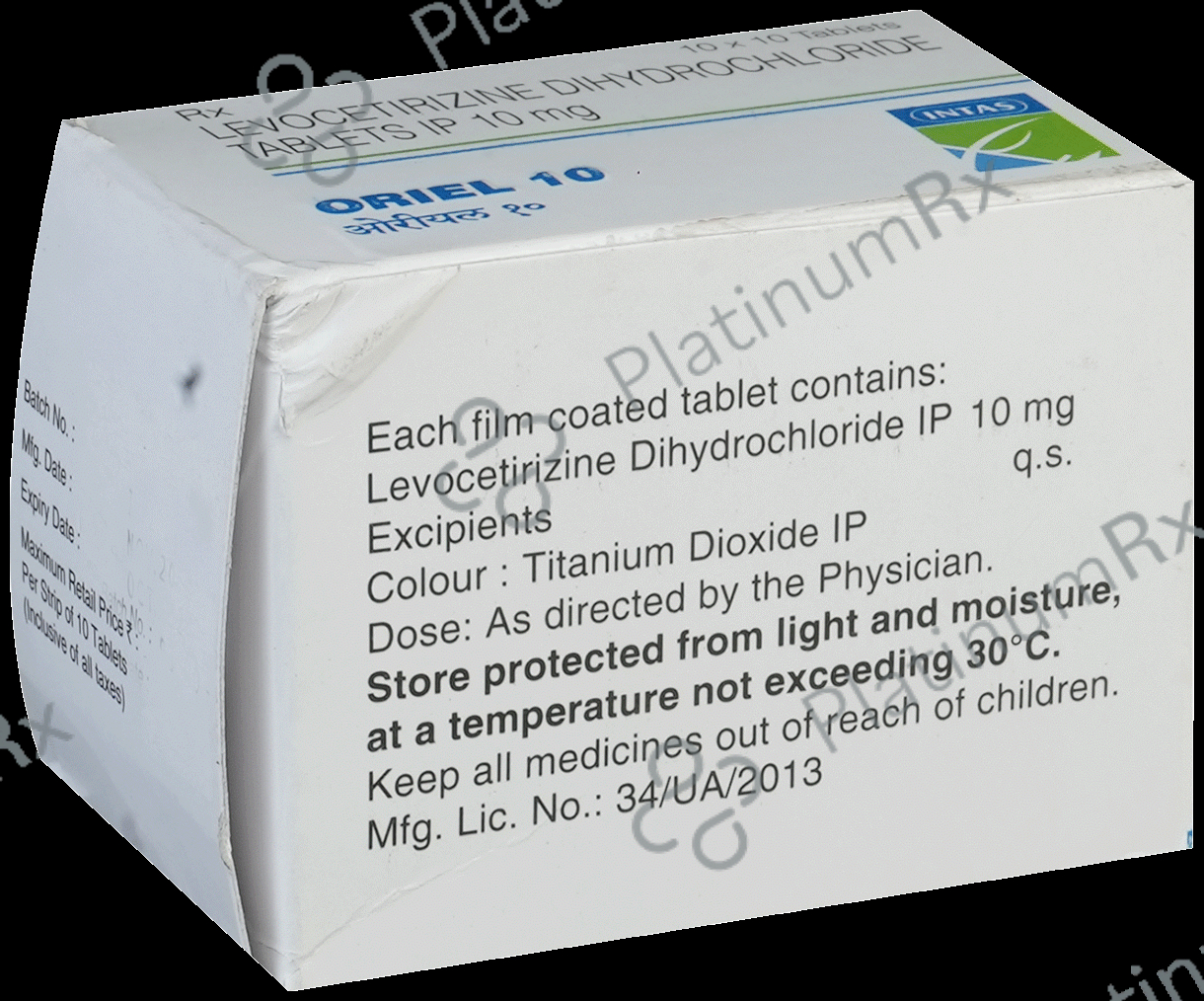 Oriel 10 Tablet