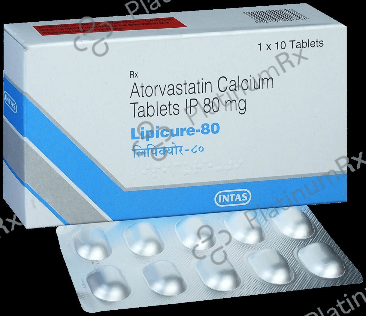 Lipicure 80mg Tablet 10s