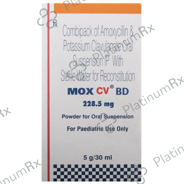 Mox CV BD 228.5mg Powder for Oral Suspension 30ml