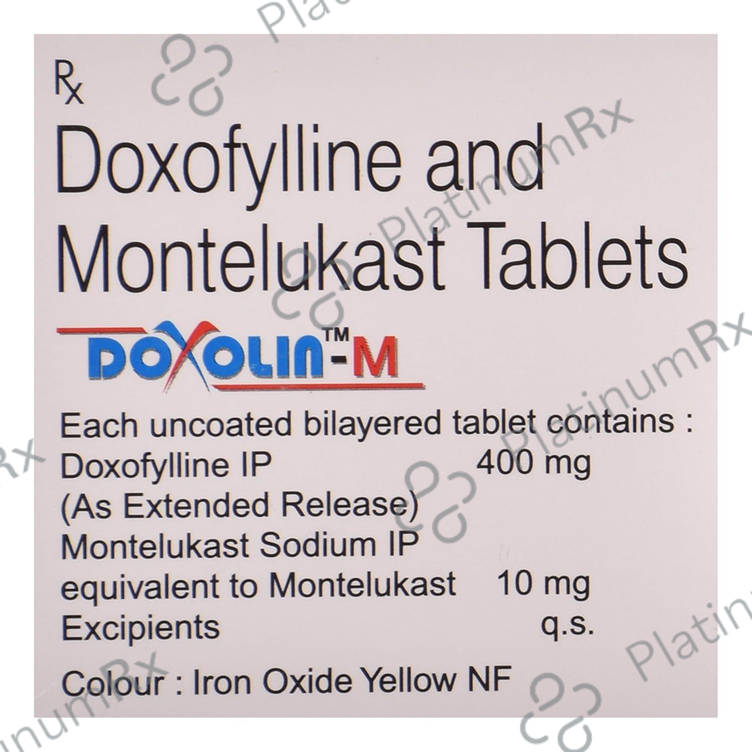 Doxolin M 400/10mg Tablet 10s
