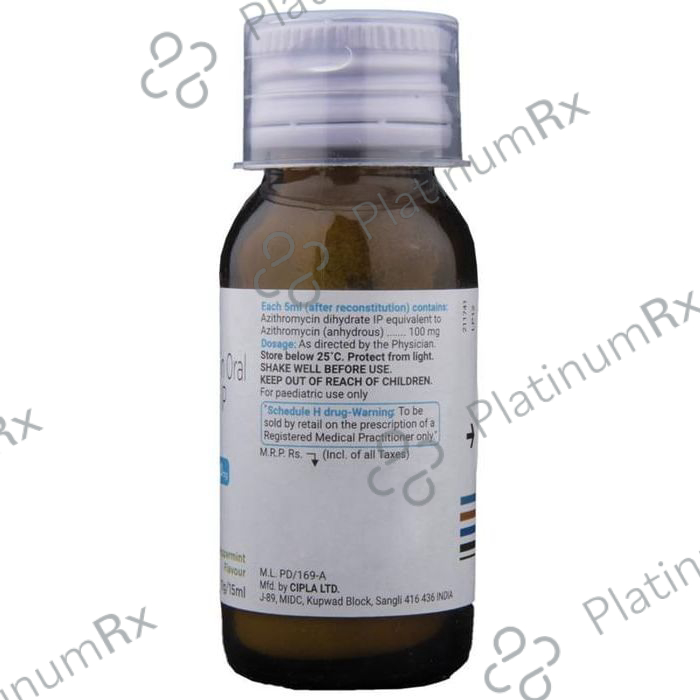Azee 100mg Dry Syrup Peppermint