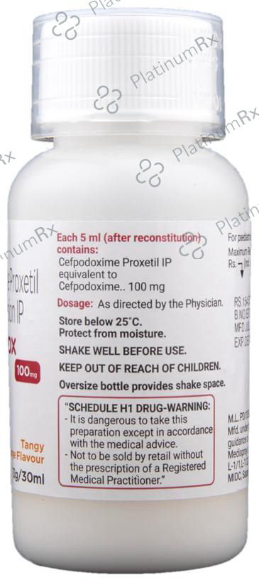 Cefoprox 100mg Dry Syrup 30ml