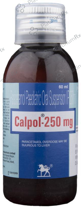 Calpol 250mg Paediatric Oral Suspension 60ml