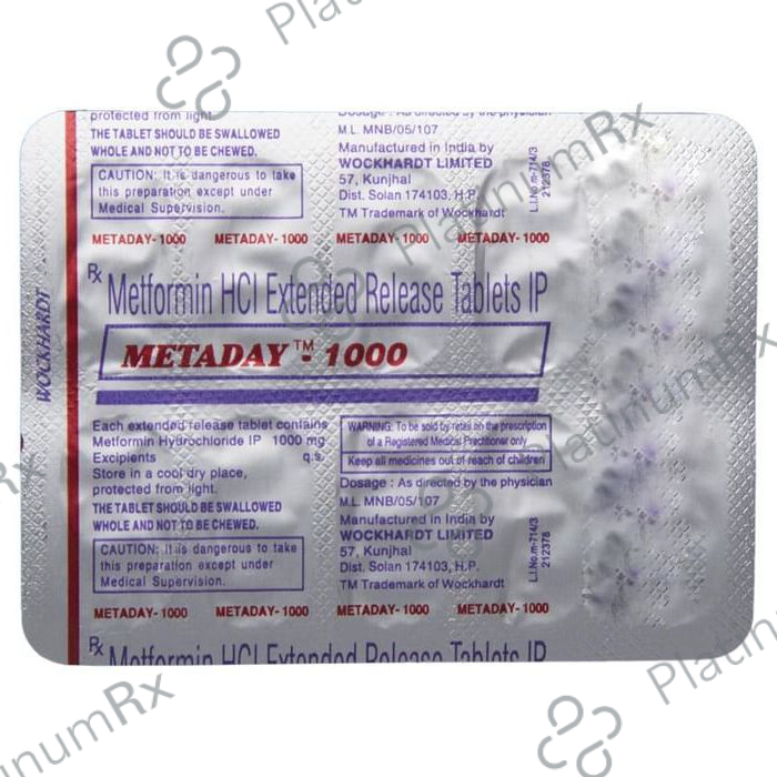 Metaday 1000 Tablet ER