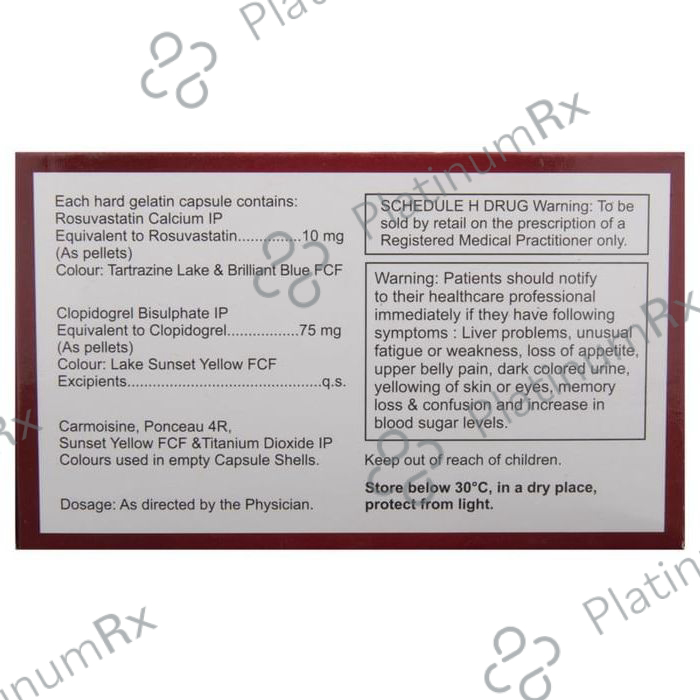 Jupiros CV 10/75mg Capsule 10s