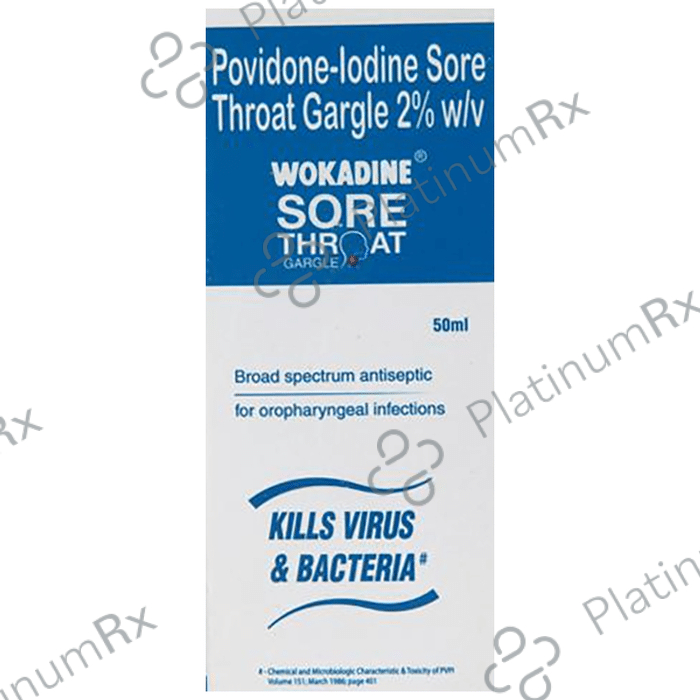 Wokadine Sore Throat Gargle
