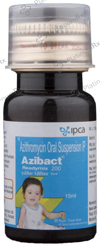 Azibact 200mg Readymix Oral Suspension 15ml